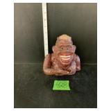 Happy Sasquatch Feed Me Cast Iron Bank