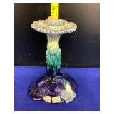 Majolica Candlestick Holder