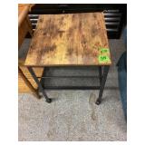 Side Table wood and metal