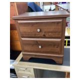 Two Drawer Side Table