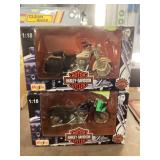 1:18 Scale Harley Davidson Motorcycles