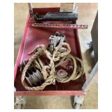 Rope Pulleys, welding blankets