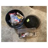 Bucket of Fishing Supplies