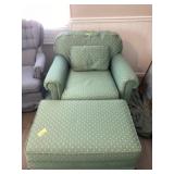 Chair with Ottoman