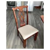 Cherry Dining Table w/6 Chairs 84"x44"x29"