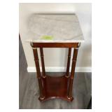 Stand Marble top 14ï¿½ x 14ï¿½ x 29ï¿½