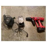 Mansfield Drill and Battery, two extra batteries