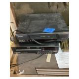 Sharp and Emerson VHS players