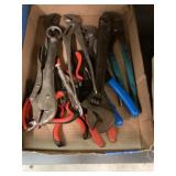 Vise Grips, Channel Locks, Needle Nose Pliers