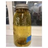 Mason Jar With Lid 9 1/2" T