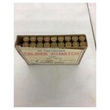 18 Cartridges Caliber .30 Match