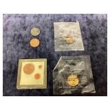 1937, 1943, 1951, 1958, 1978 U.S Pennies