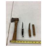 Axe, Knife, sword