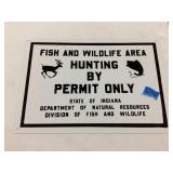 Fish and Wildlife Area Sign