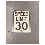 Speed Limit 30 Sign