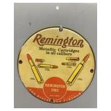 Remington porcelain enamel sign