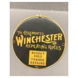 Winchester porcelain enamel sign