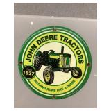 John Deere porcelain enamel sign