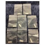 (8) 1 gram .999 Silver