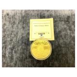 2010 Liberty Pedestal layered in 24 kt. Gold