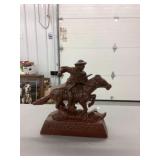 Winchester cast iron figurine 7" tall