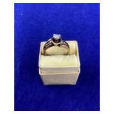 14K gold Engagement/wedding Diamond Ring