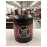 Quaker State Motor Oil Can
