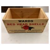 Wards Red Head Shells Box 15" x 8 1/2" X 7 1/2"
