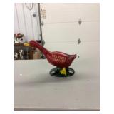 Red goose cast iron bank