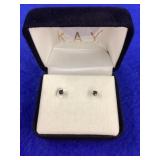 10k WG Diamond Earrings