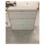 3 Drawer Cabinet 42" x 18" x 39"