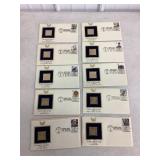 Golden Replicas of United States Stamps Proof