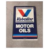 Valvoline Motor Oil Sign Double Sided