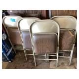 Metal Folding Chairs (4)