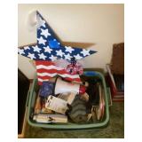 Assortment of Greeting Cards, Watkins pie dish,