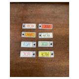 Mini License Plates 1968-1975