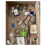 Assortment Of Necklaces & Charms