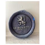 Lowenbrau munchen styrofoam wall decor 19"