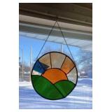 9" Stain Glass Sun Catcher