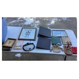 Prints, 3 Ring binders, etc