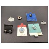 Assortment of Sterling Pendants, earrings & Dice