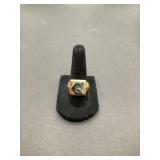 10K Roman Warrior Intaglio Ring Size 9(?)
