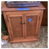 Cabinet 23"x17.25"x27.5" tall and Contents