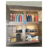 Contents of cabinets