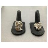 Gordon & Smith Bikers Ring (2) Size 10 & 12