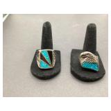 Gordon & Smith Turquoise Ring (2) Size 12