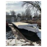 2003 Trailer Baron 20ft + 5ft Pintle hitch flatbed