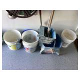 Buckets and Mop and mop Bucket