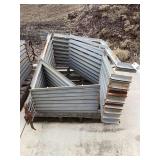 Wall staging work platforms