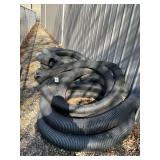 Corrugated pipe, 4in and 6in. Solid and